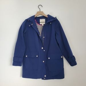 Kate Spade New York Navy Blue Rain Hooded Jacket